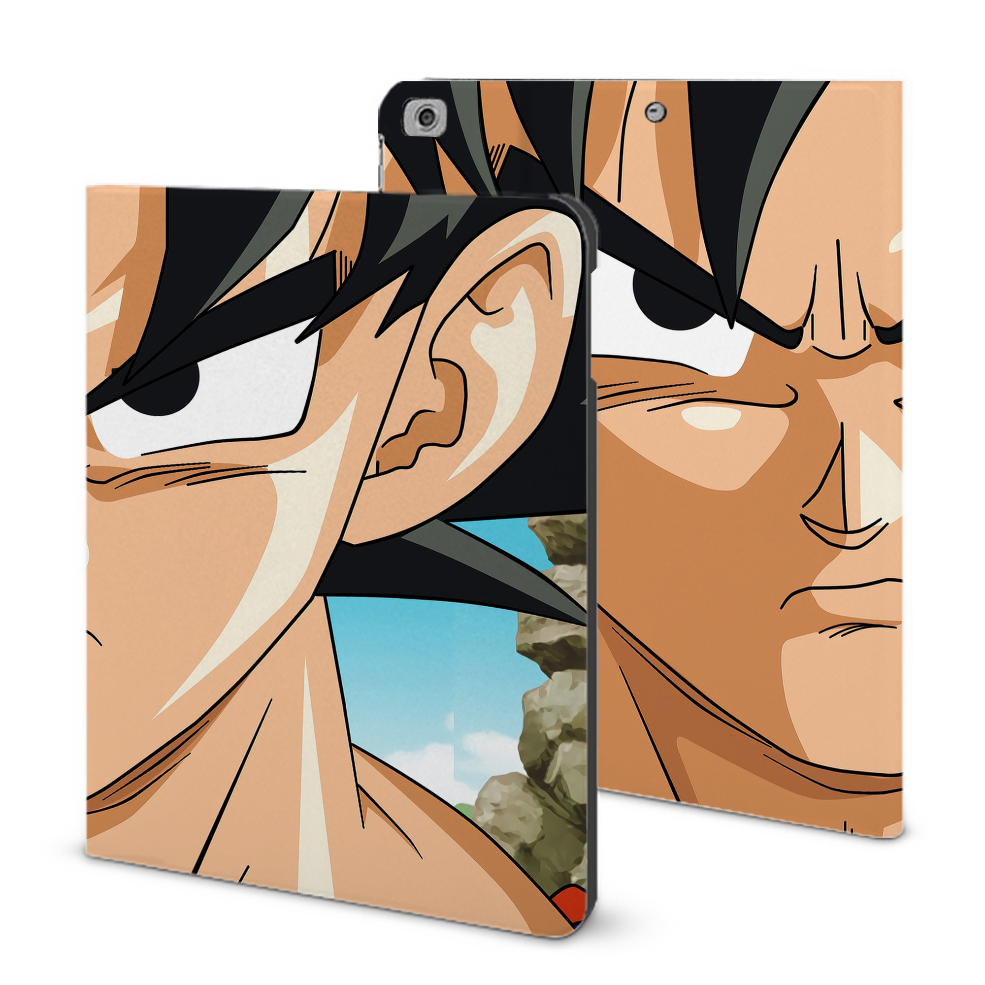（画像用） ドラゴンボール DRAGON BALL IPad ケース ブック型 PUレザー TPU 耐衝撃 軽量 薄型 ペン収納なし 全面保護 IPad 各モデル対応